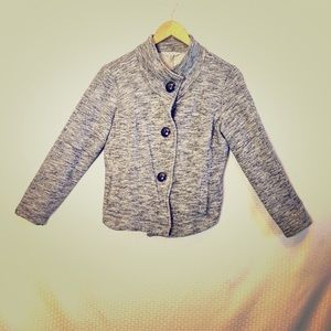 CAbi Grey High-Low Jacket